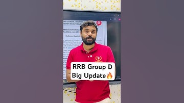 RRB GROUP D  BIG UPDATE 🔥|| Ft. Aditya Ranjan Sir #groupd
