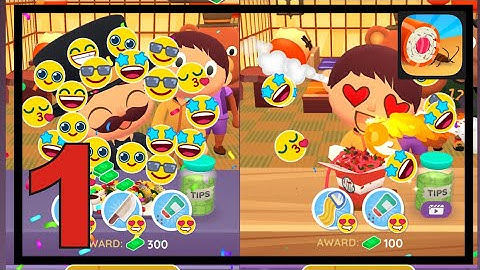 Sushi Roll 3D part 1 level 1 2 3 4 5 walkthrough