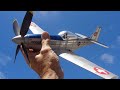 Flying Mustang P-51D Rubber powered free flight the Vintage Model Company