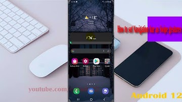 How to set Navigation bar as Swipe gestures in Samsung Galaxy S21 Plus