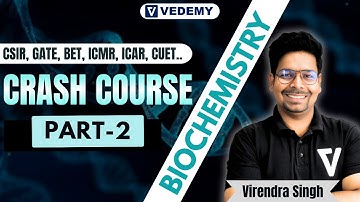 ICMR JRF  | Free Crash Course | Part 2 | Biochemistry | eLearnam | Virendra Singh  |