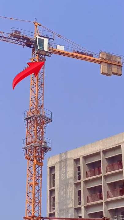 The most powerful tower crane in construction site 🏗️ || Part - 2 || #shorts