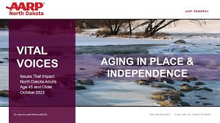 2023 Vital Voices  Aging in Place & Independence