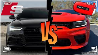 Hellcat RedEye vs Audi S4 (Bolt ons +E)