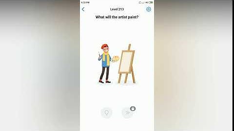 Easy Game - What will the artist paint? - Level 213 solution