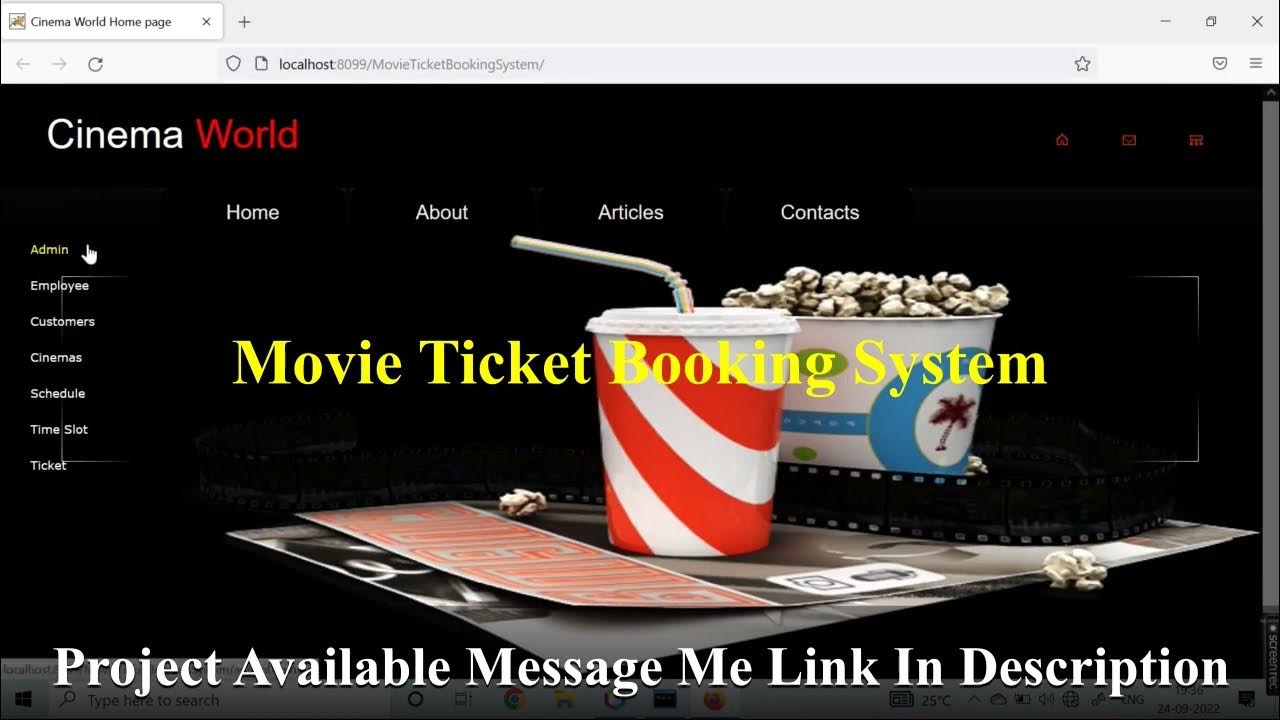 Movie Ticket Booking System Project In Java 2025 - YouTube