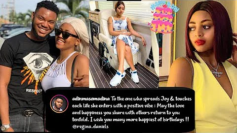 REGINA DANIELS EX BOYFRIEND SOMADINA ADINMA PROFESS LOVE TO HER ON HER 20th BIRTHDAY