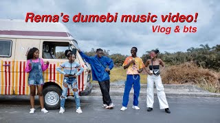 I WAS IN A MUSIC VIDEO LOL | Rema’s dumebi music video vlog \& bts | Amy Okoli