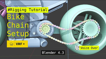 Bike Chain Setup Rigging Guide in Blender 4.3