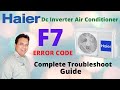 Haier F7 Error Code | Haier Dc Inverter Ac F7 Error Code Problem Solution | Haier Ac | Forever Tech