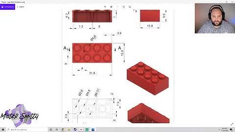 Google SketchUp For Schools - 4x2 Lego Block