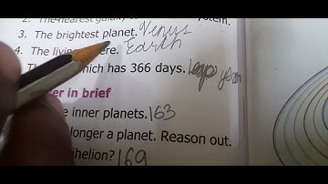 6th social science Geography  unit1 The Universe and Solar System book back answers