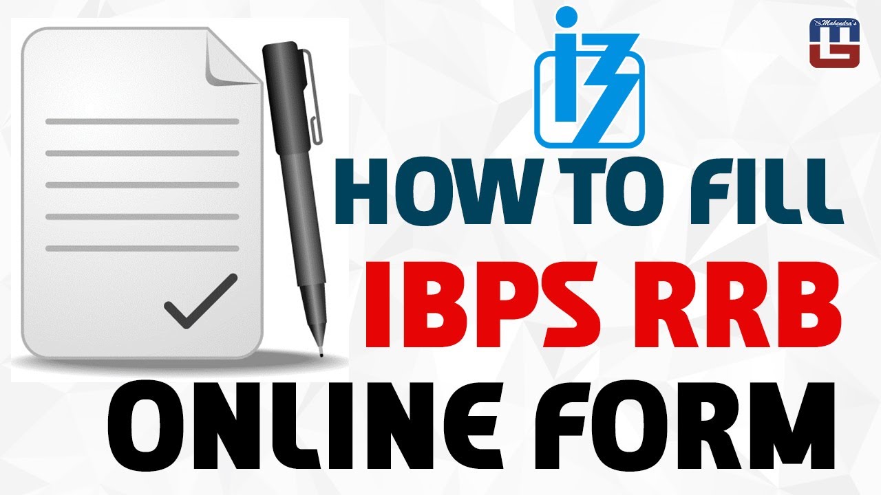 How To Fill Online Application Form | IBPS RRB 2017