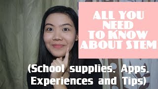 ALL YOU NEED TO KNOW ABOUT STEM (School supplies, apps, experiences and tips!) | Ella Berza