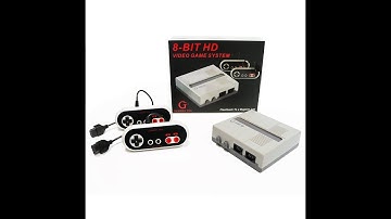 Gamerztek 8 Bit HD Video Game System Unboxing and Video Output Test