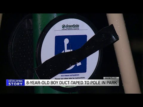 Police investigating after 8-year-old duct-taped to pole in Huntley park
