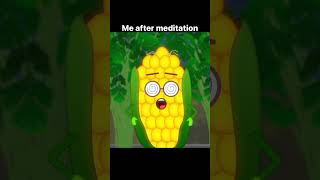 Meditation just hits different 😂 (funny animation shorts 2023)