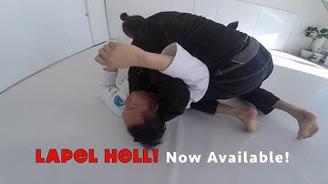 #BJJ #JiuJitsu Lapel Hell Ninja Choke! BJJAfter40 Jiu-Jitsu Black Belt Mike 