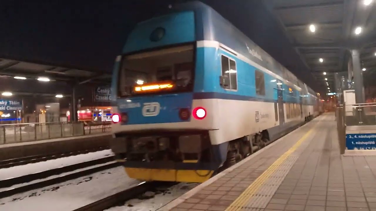 Czeski Cieszyn pociągi Czechy 