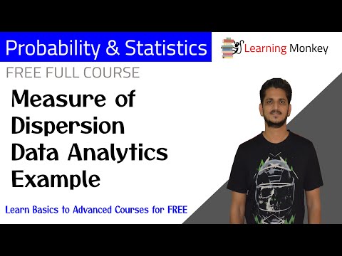 Measure of Dispersion Data Analytics Example || Lesson 19 || Probability & Statistics ||