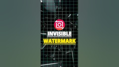 Inshot | Invisible Watermark Tutorial 🍃 #shorts #tutorial #inshot