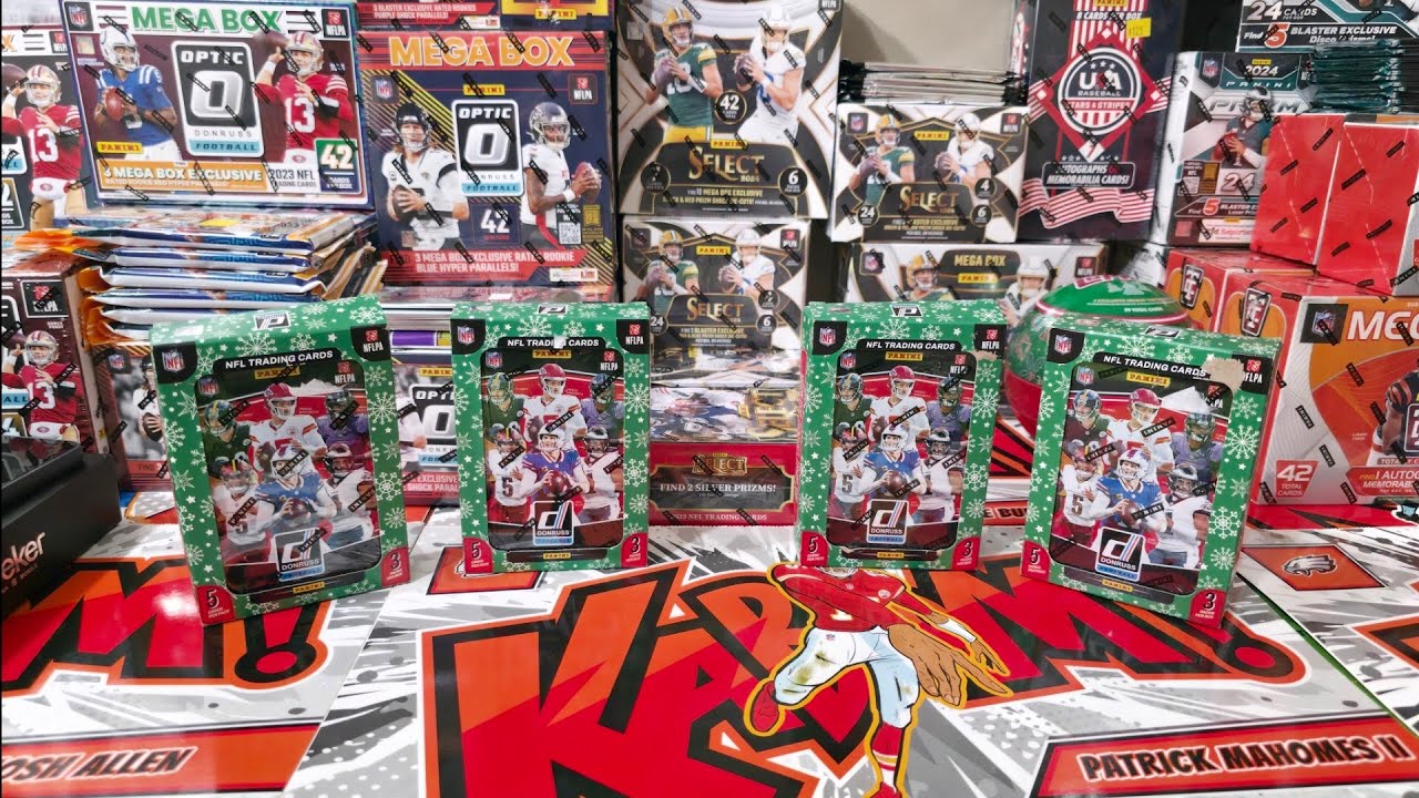 Merry Christmas Donruss Christmas tins