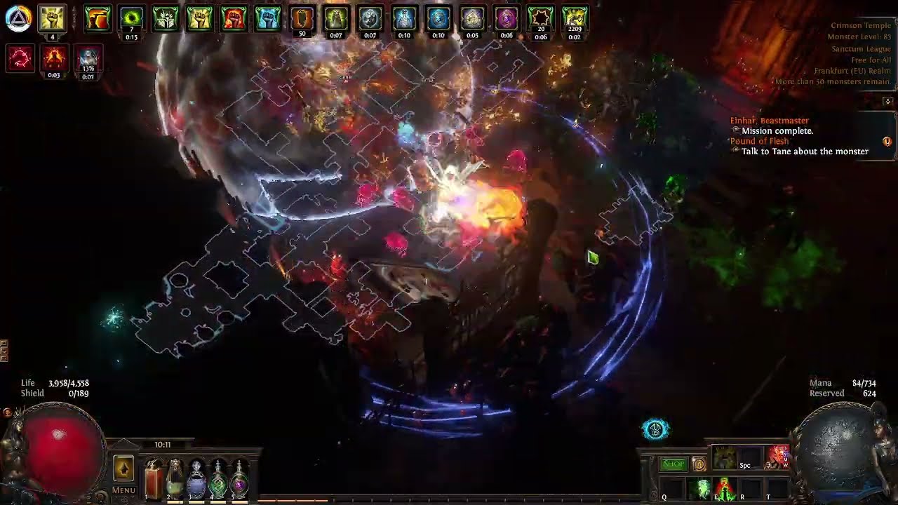 (POE) 3.20 Hollow Palm Infernal Blow Trinity Rider