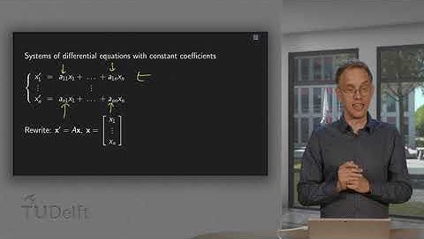 Homogeneous systems with constant coefficients - classification