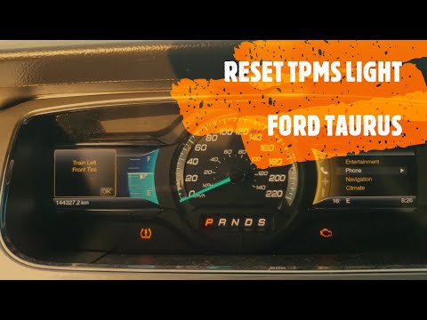 Ford Taurus (PUSH BUTTON START) - Reset TPMS Tire Pressure Light