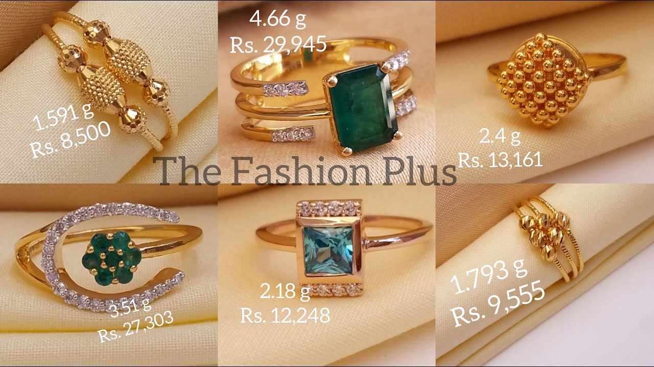New gold ring designs for women 2021 || Latest gold finger ring design for  female - YouTube