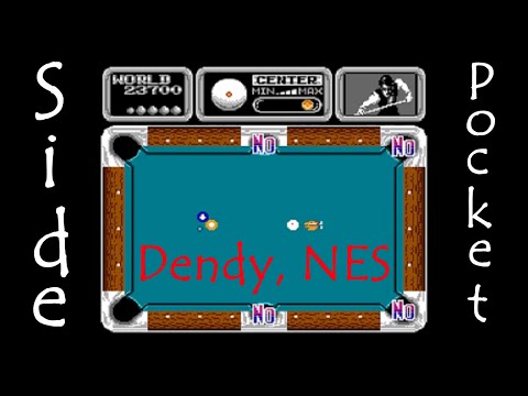 Side Pocket [Dendy, NES] Прохождение Бильярд  Денди. Walkthrough Billiards Simulator (Без комментов)