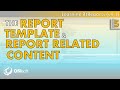 RtReports - The Report Template and Report Related Content