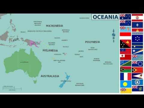 តោះមកស្គាល់ប្រទេសទាំងអស់នៅក្នុងទ្វីបអូសេអានី All Countries in Oceania