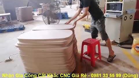 Nhận Gia Công Cắt Khắc CNC Gỗ Số Lượng Lớn, Giá Rẻ