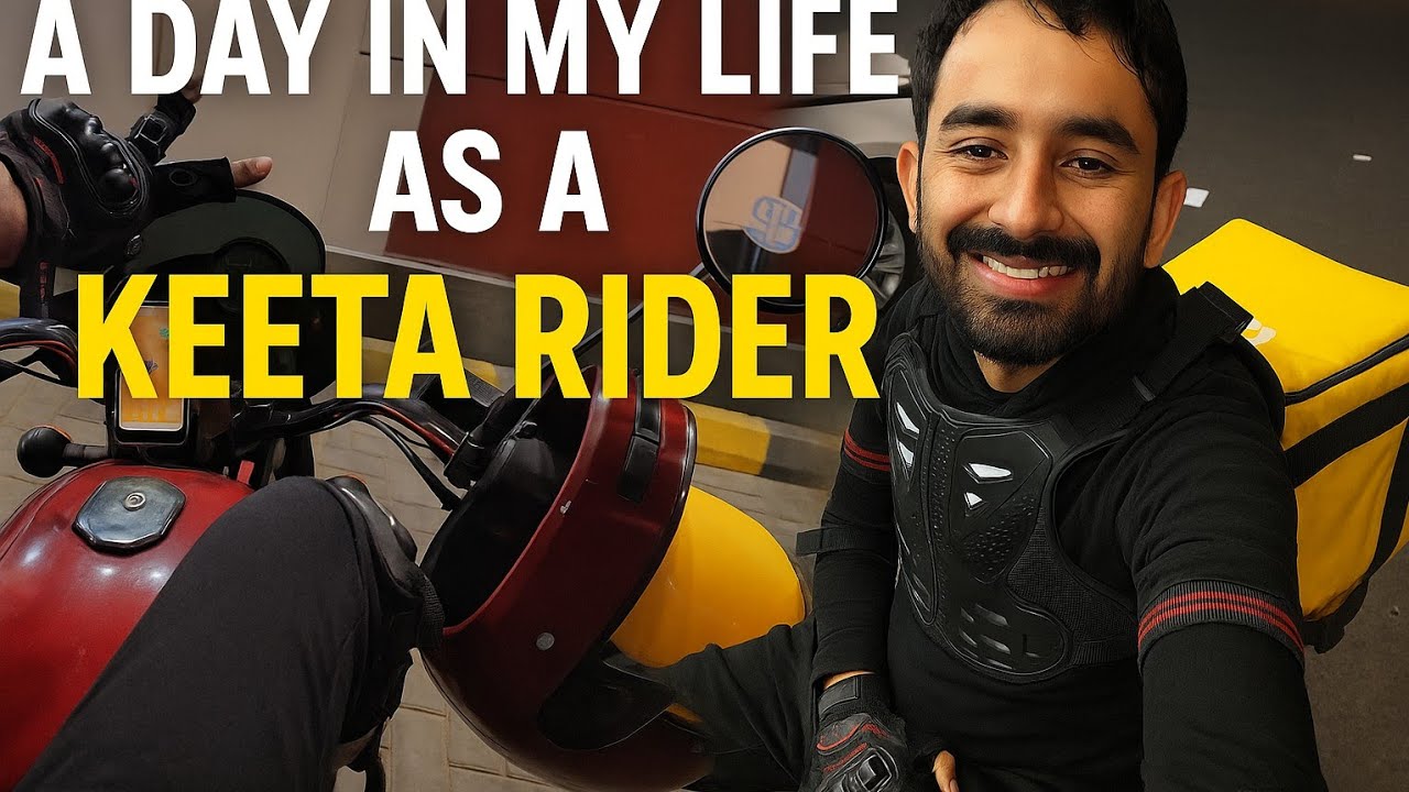 "Food Delivery in Saudi Arabia with Keeta | Complete Rider Vlog"