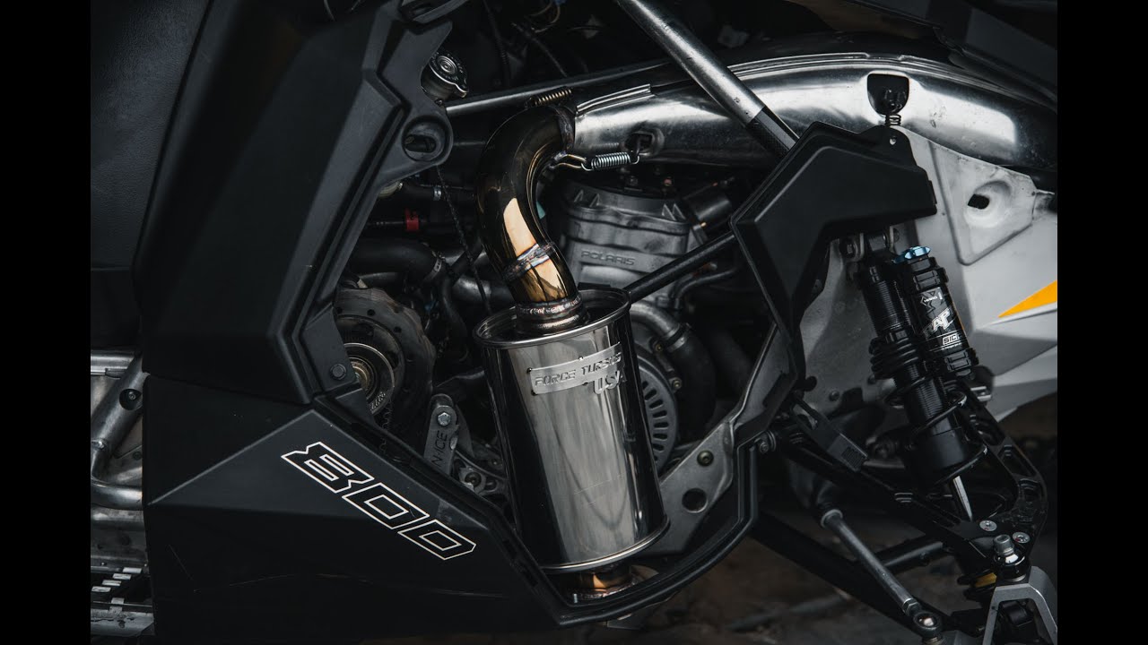 Polaris 800 Tuned Mountain Exhaust – Force Turbos