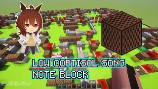Low cortisol song note block cover