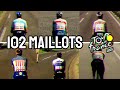 Les 102 MAILLOTS de CHAMPIONS - Tour de France 2025