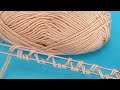BU NASIL BİR MUCİZE! Sadece bir sıra ve kolay örgü modeli #knitting