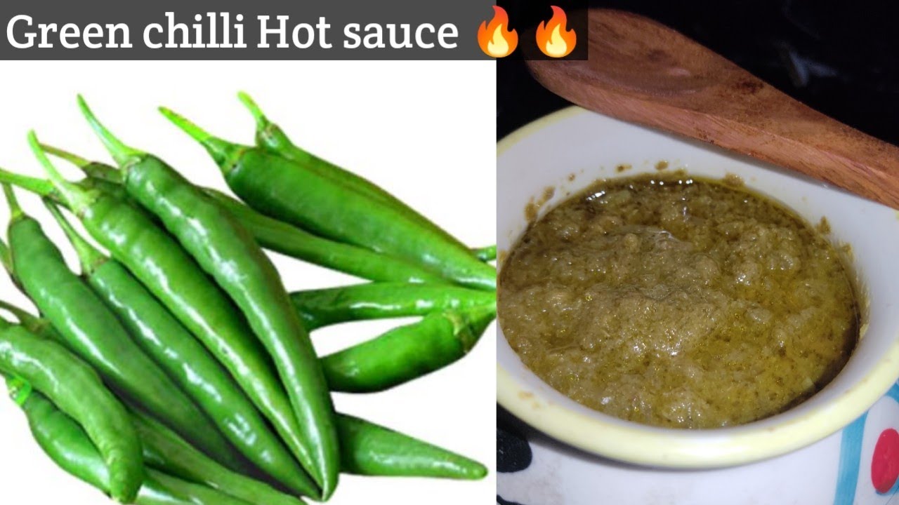 Green Chilli Hot Sauce Green Chilli Sauce Homemade Chilli Maxresdefault