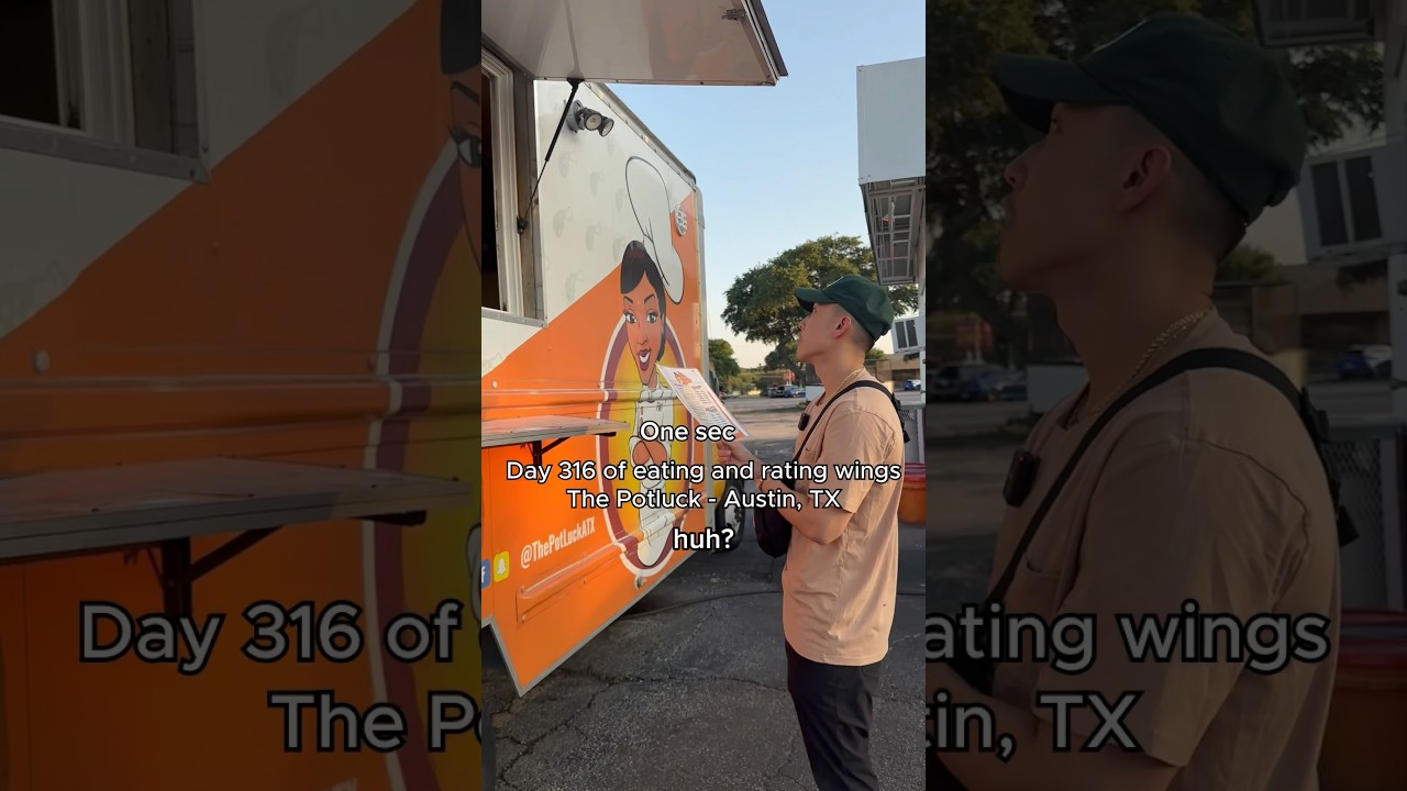 The Potluck (Crack Wings and Ranch Wings) #chickenwings #austinfood #foodtruck #wings