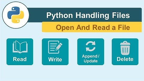 Python Handling Files  - 2 - Open And Read a File