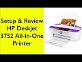 Setup of HP DeskJet 3752 Wireless All-in-One Compact Printer with Mobile Printing