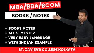 BBA BCom Notes &amp; Books | St. Xavier's College Kolkata Complete Study Material 2026