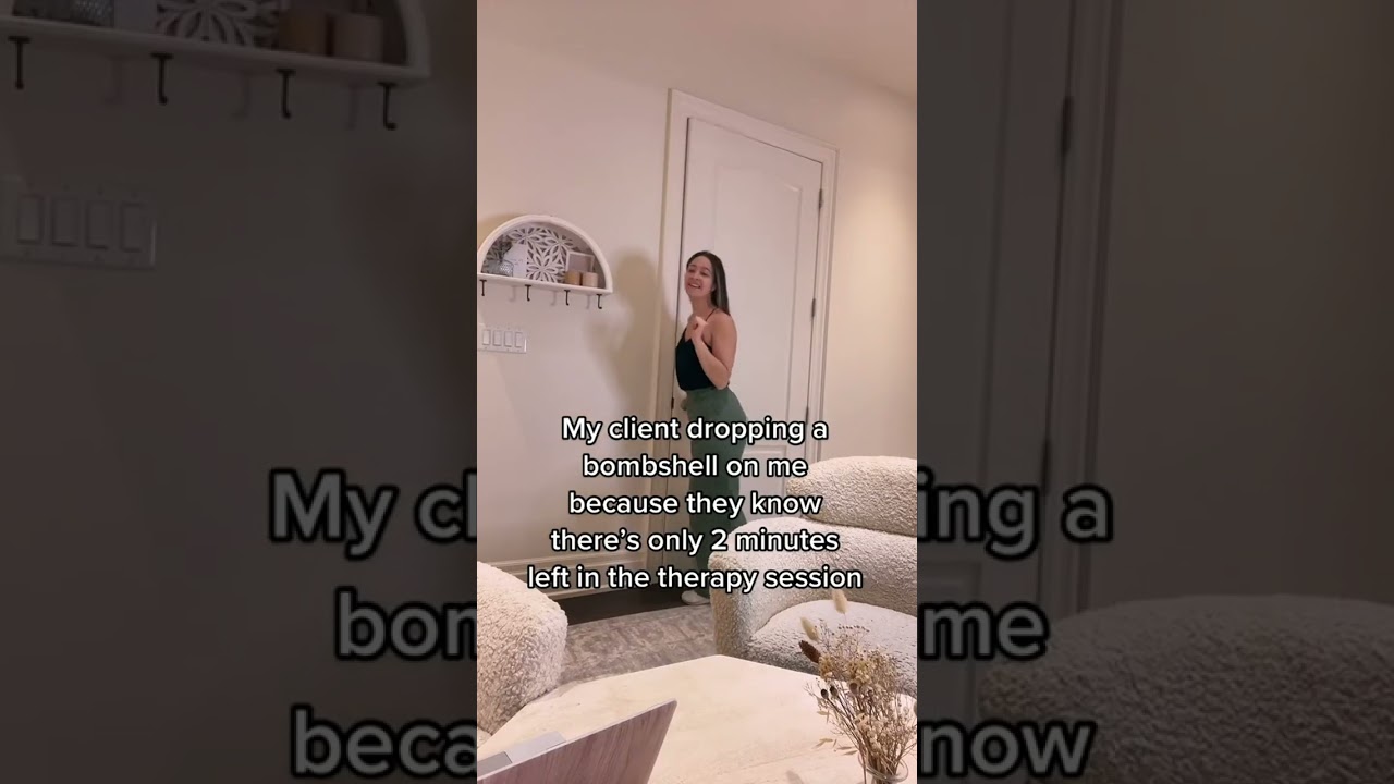 Doorknob confessions 🫢 I’m sure most of us have been guilty of these! A supprtive therapist will