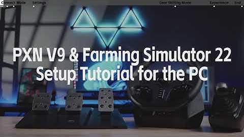 PXN V9 Gaming Steering Wheel & PC Farming Simulator 22 Setup Tutorial. #pxn #tutorial #steeringwheel
