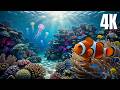 Drift Into Sleep Fast  Stunning | Underwater Reef World in 4K with Calming Ocean Sounds 😴