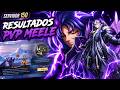 Resultados PvP Meele Saint Seiya Awakening