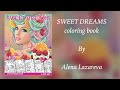 Sweet dreams line art coloring book by alena lazareva  flip through