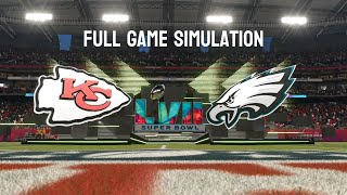 Super Bowl LVII Full Game Simulation